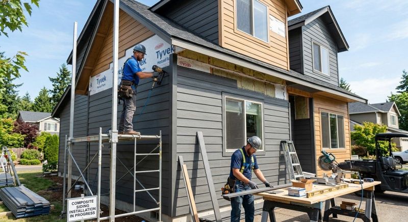 Composite Siding Installation in Sugar Valley, GA