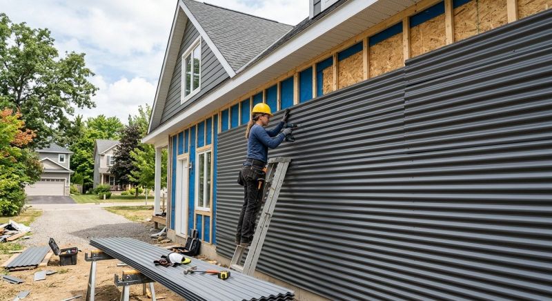 Corrugated Siding Installation in Dalton, GA