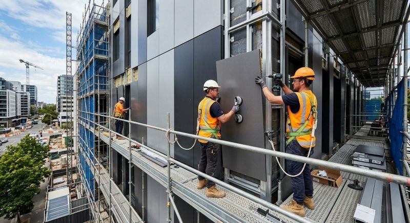 Facade Cladding Installation in Dalton, GA