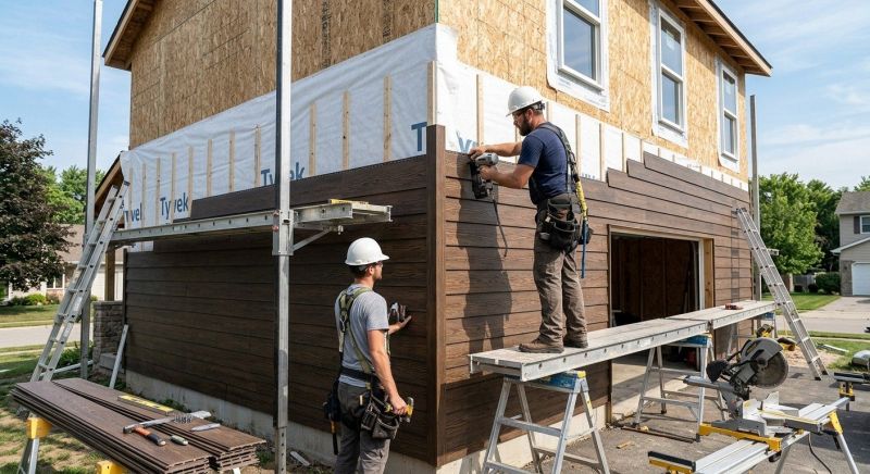Faux Wood Siding Installation in Chickamauga, GA