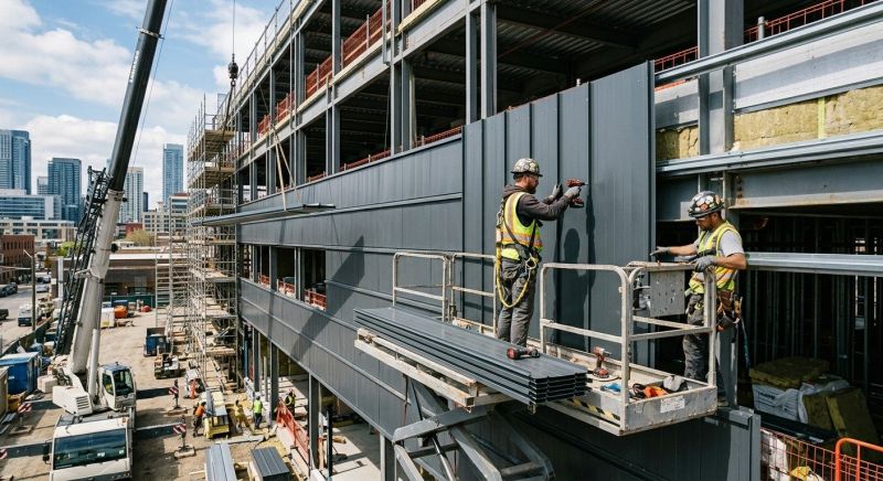 Steel Cladding Installation in Dalton, GA