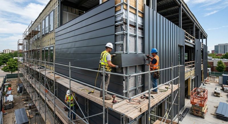 Steel Cladding Installation in Dalton, GA